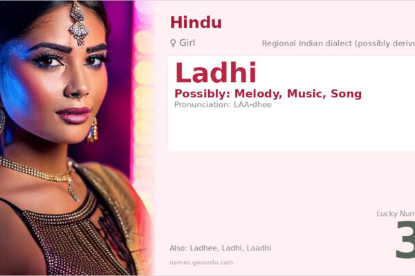 Ladhi Name Meaning — Origin, Gender & Details (2025)