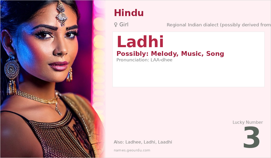 Ladhi Name Meaning and Details