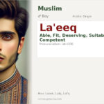 La'eeq Name Meaning and Details