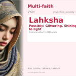 Lahksha Name Meaning and Details