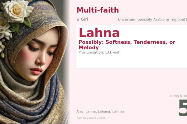 Lahna Name Meaning — Origin, Gender & Details (2025)