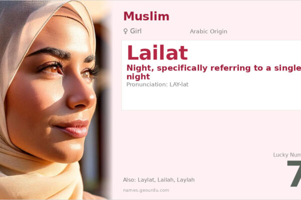 Lailat Name Meaning — Arabic Origin, Girl’s Name & Details (2025)