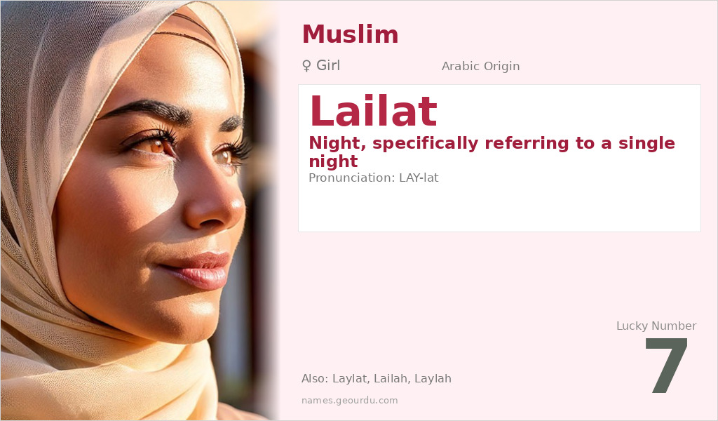 Lailat Name Meaning and Details
