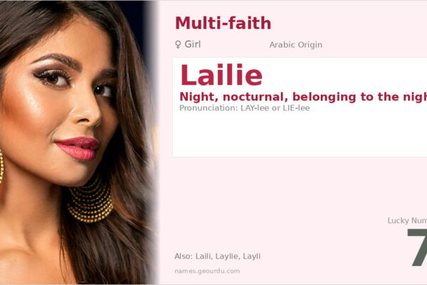 Lailie Name Meaning — Arabic Origin, Girl Name & Details (2025)