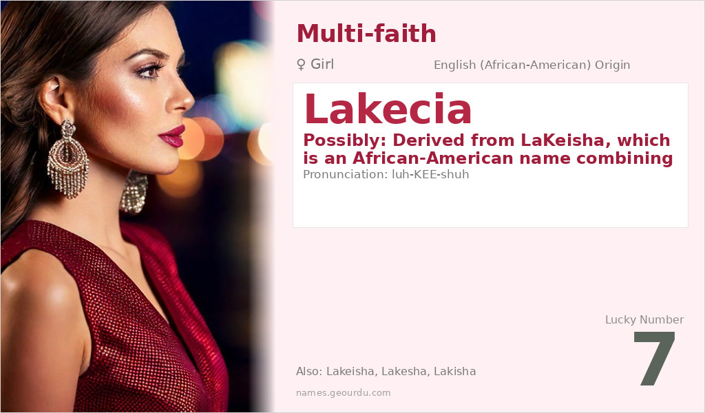 Lakecia Name Meaning and Details