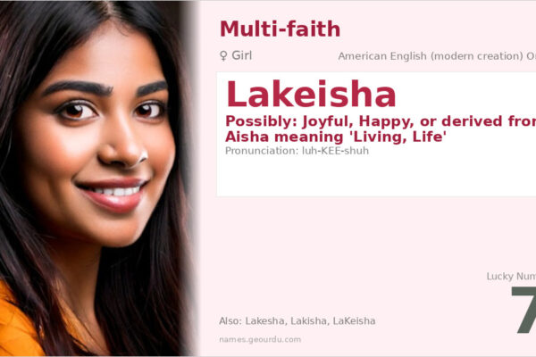 Lakeisha Name Meaning — Origin, Gender & Details (2025)
