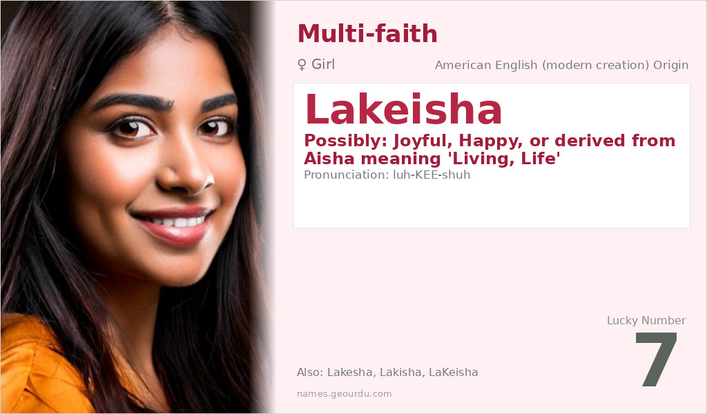 Lakeisha Name Meaning and Details