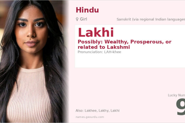 Lakhi Name Meaning — Origin, Gender & Details (2025)