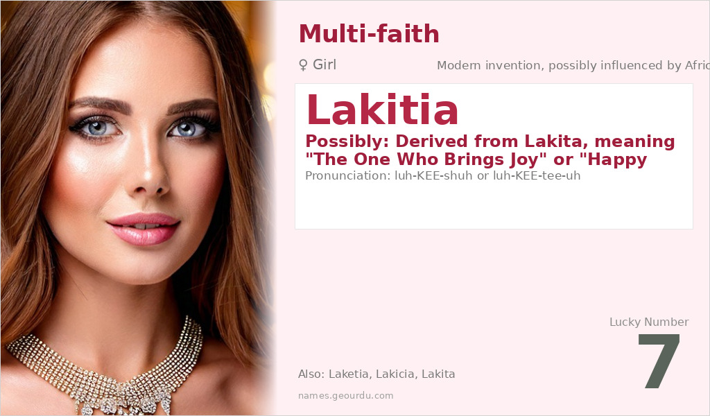 Lakitia Name Meaning and Details