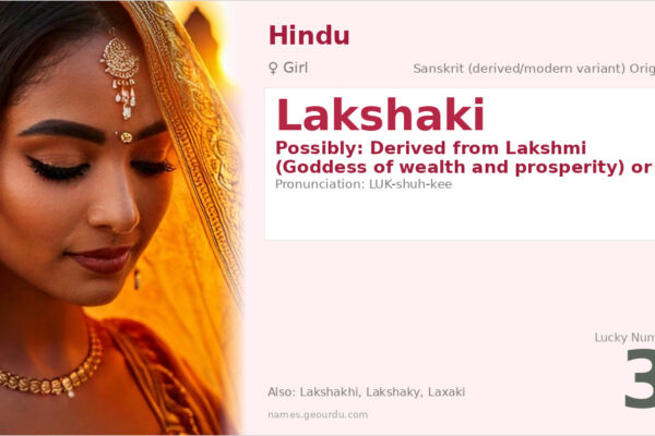 Lakshaki Name Meaning — Origin, Gender & Details (2025)