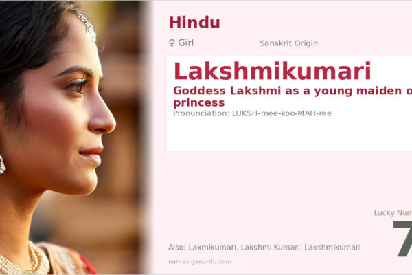 Lakshmikumari Meaning — Sanskrit Origin, Girl Name & Goddess Connection (2025)