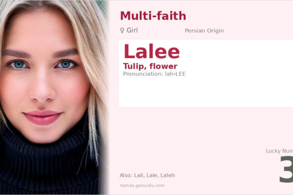 Lalee Name Meaning — Persian Origin, Girl Name & Tulip Meaning (2025)