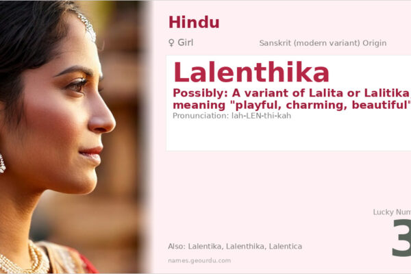 Lalenthika Name Meaning — Origin, Gender & Details (2025)