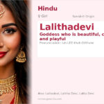 Lalithadevi Name Meaning and Details