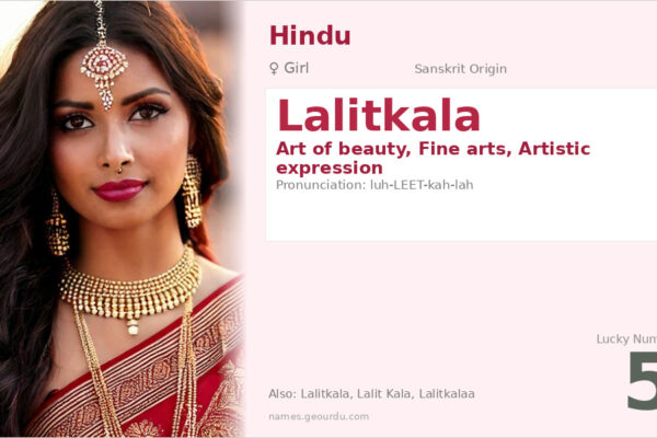 Lalitkala Name Meaning — Sanskrit Origin, Girl Name & Details (2025)