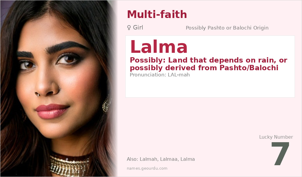 Lalma Name Meaning and Details
