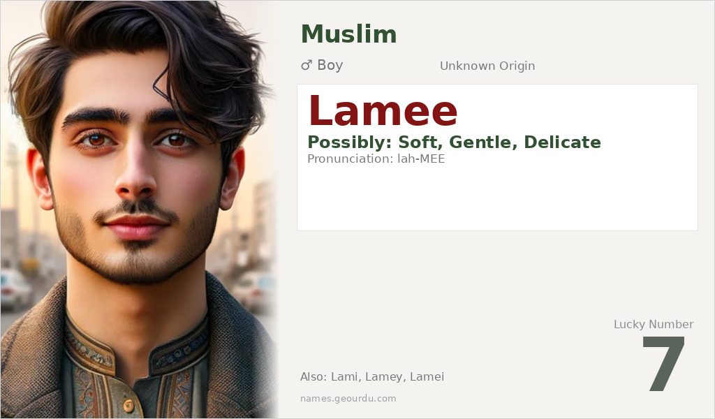 Lamee Name Meaning and Details