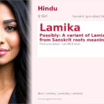 Lamika Name Meaning and Details