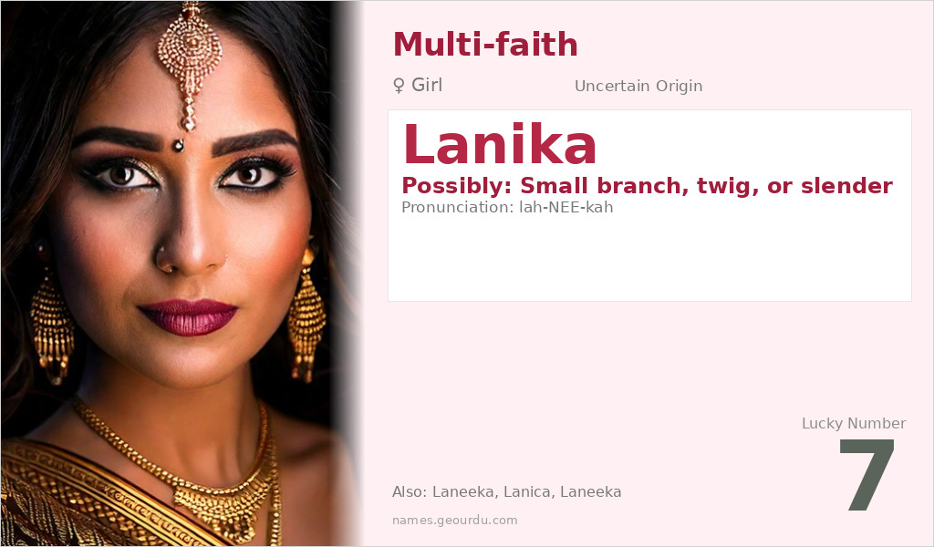 Lanika Name Meaning and Details
