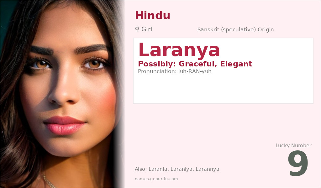 Laranya Name Meaning and Details