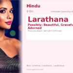 Larathana Name Meaning and Details