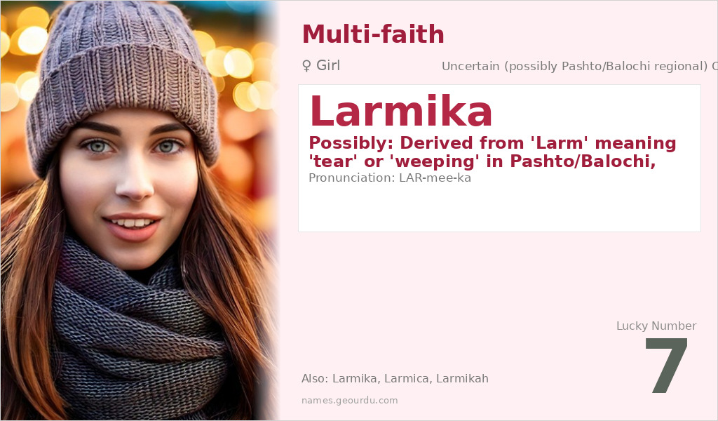 Larmika Name Meaning and Details