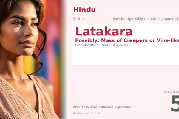 Latakara Name Meaning — Origin, Gender & Details (2025)