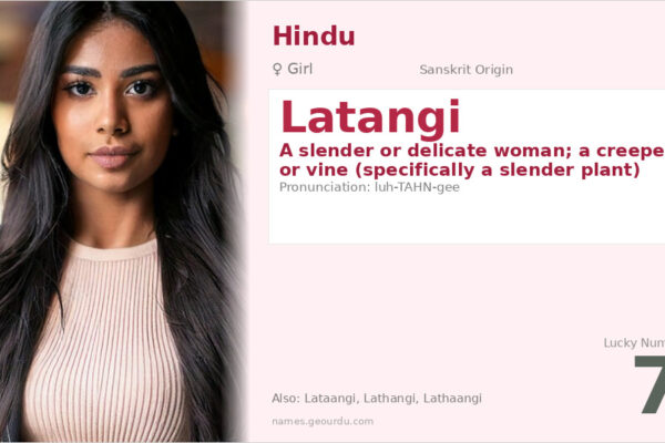 Latangi Name Meaning — Sanskrit Origin, Girl Name & Details (2025)
