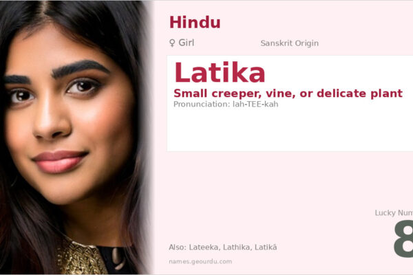 Latika Name Meaning — Sanskrit Origin, Girl Name & Details (2025)