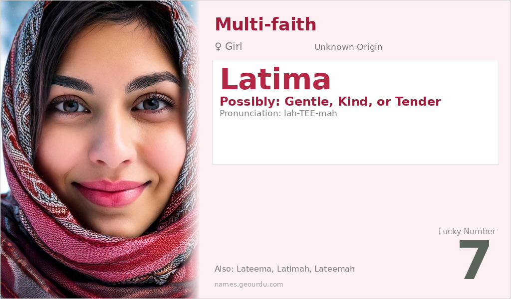 Latima Name Meaning and Details
