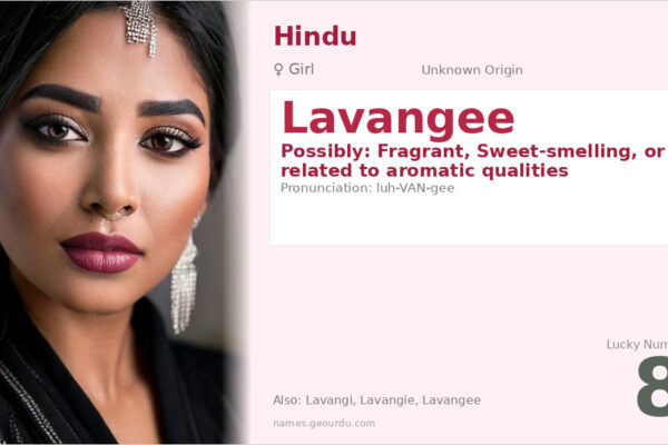 Lavangee Name Meaning — Origin, Gender & Details (2025)