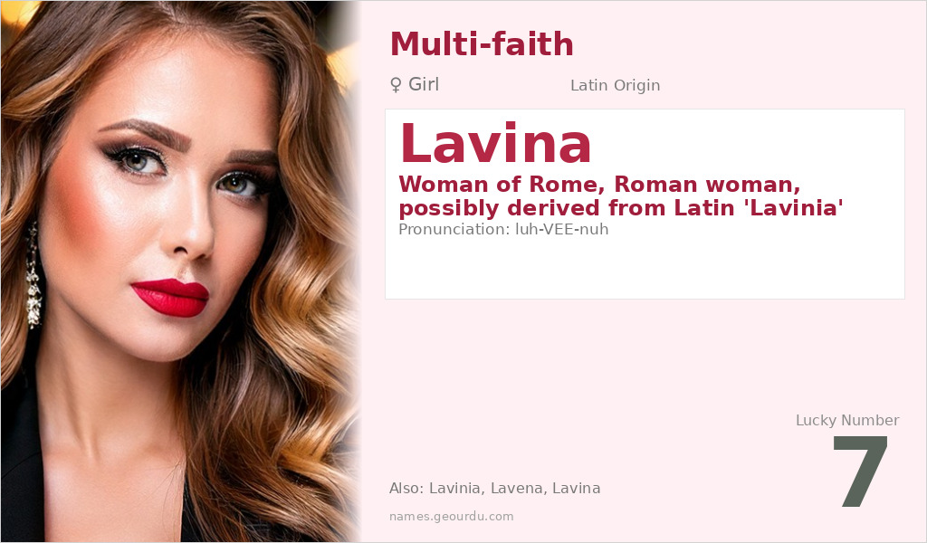 Lavina Name Meaning and Details