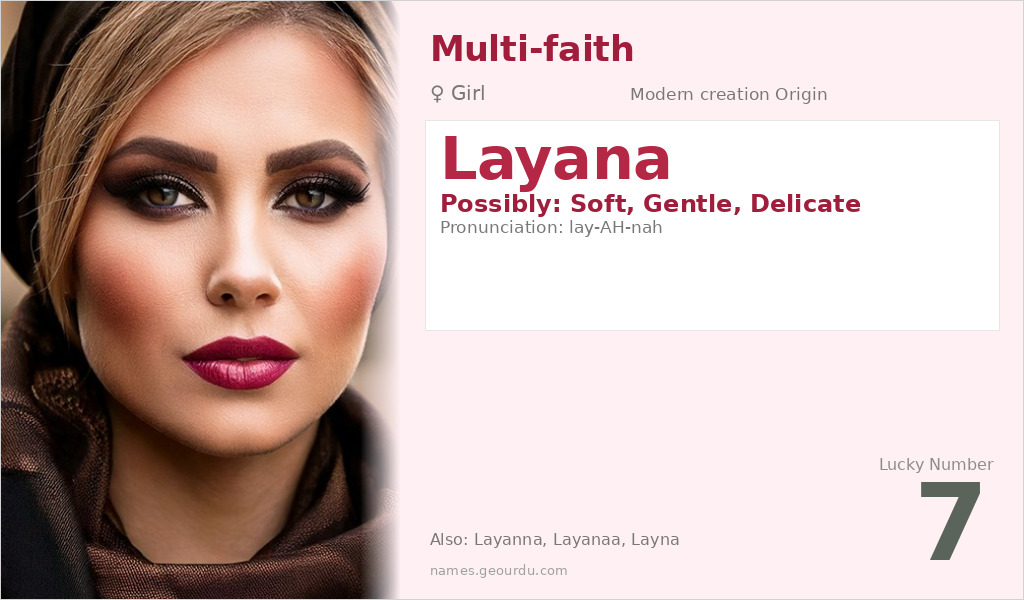 Layana Name Meaning and Details