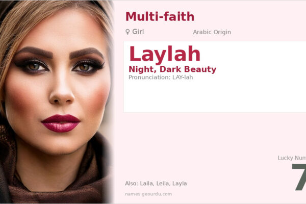 Laylah Name Meaning — Arabic Origin, Girl Name & Cultural Significance (2025)