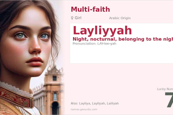 Layliyyah Name Meaning — Arabic Origin, Girl Name & Details (2025)