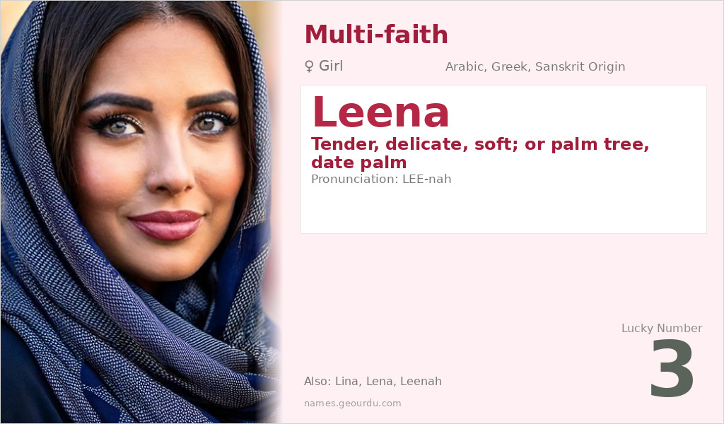 Leena Name Meaning and Details