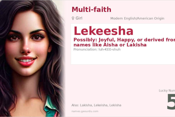 Lekeesha Name Meaning — Origin, Gender & Details (2025)