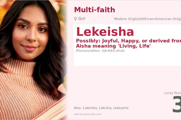 Lekeisha Name Meaning — Origin, Gender & Details (2025)