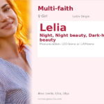 Lelia Name Meaning and Details
