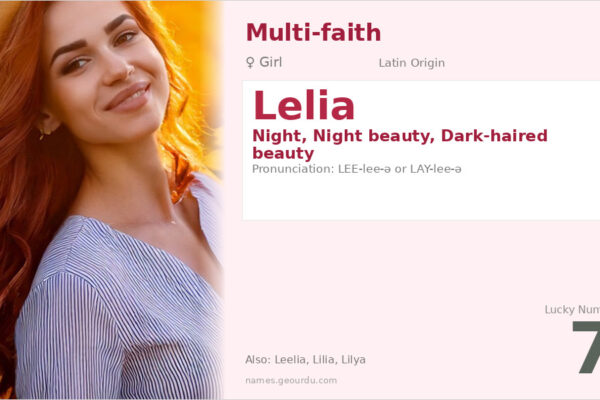 Lelia Name Meaning — Latin Origin, Girl Name & Details (2025)
