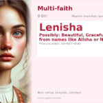 Lenisha Name Meaning and Details