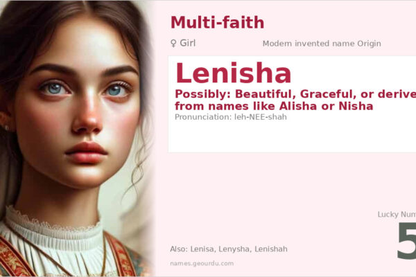 Lenisha Name Meaning — Origin, Gender & Details (2025)