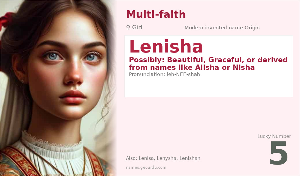 Lenisha Name Meaning and Details