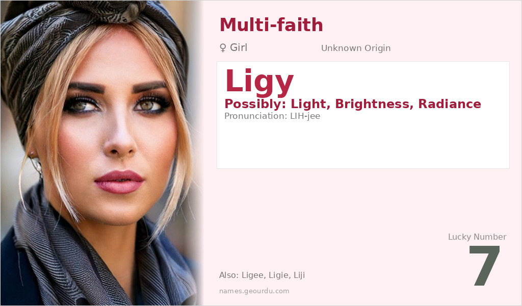 Ligy Name Meaning and Details