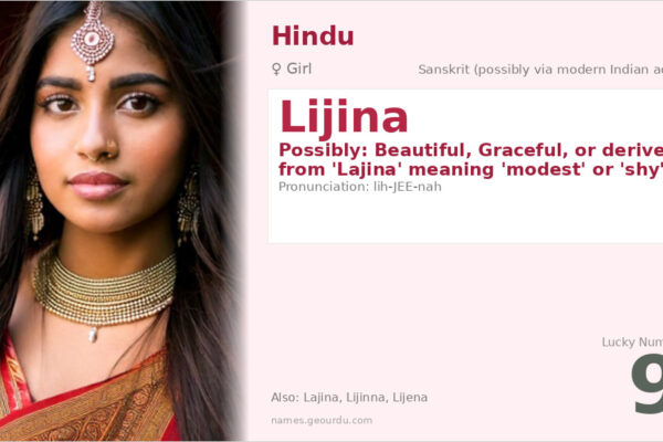 Lijina Name Meaning — Origin, Gender & Details (2025)