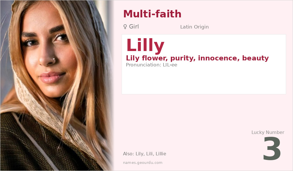 Lilly Name Meaning and Details