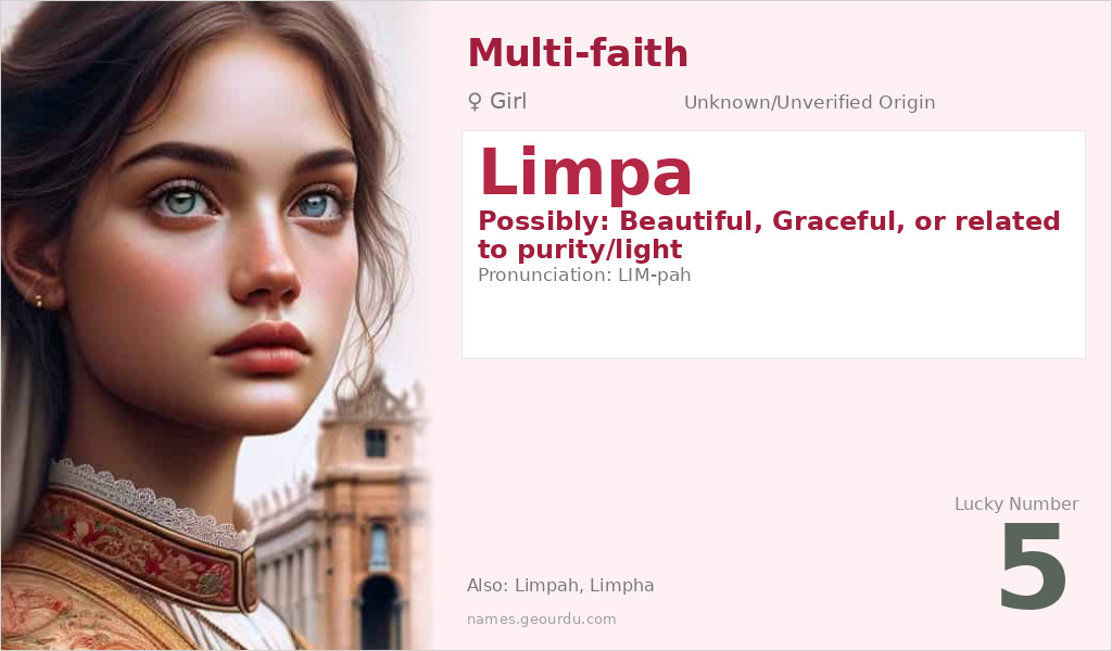 Limpa Name Meaning and Details