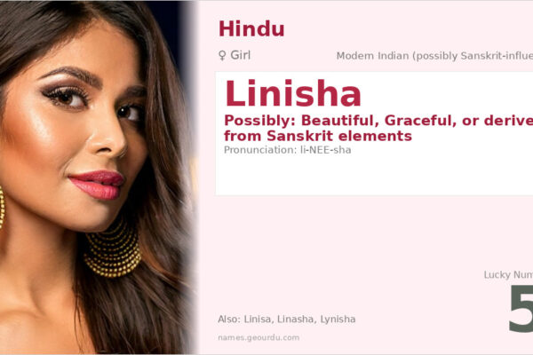 Linisha Name Meaning — Origin, Gender & Details (2025)