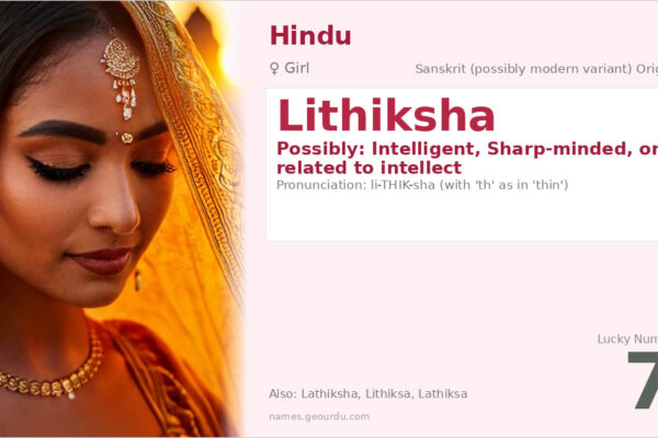 Lithiksha Name Meaning — Origin, Gender & Details (2025)