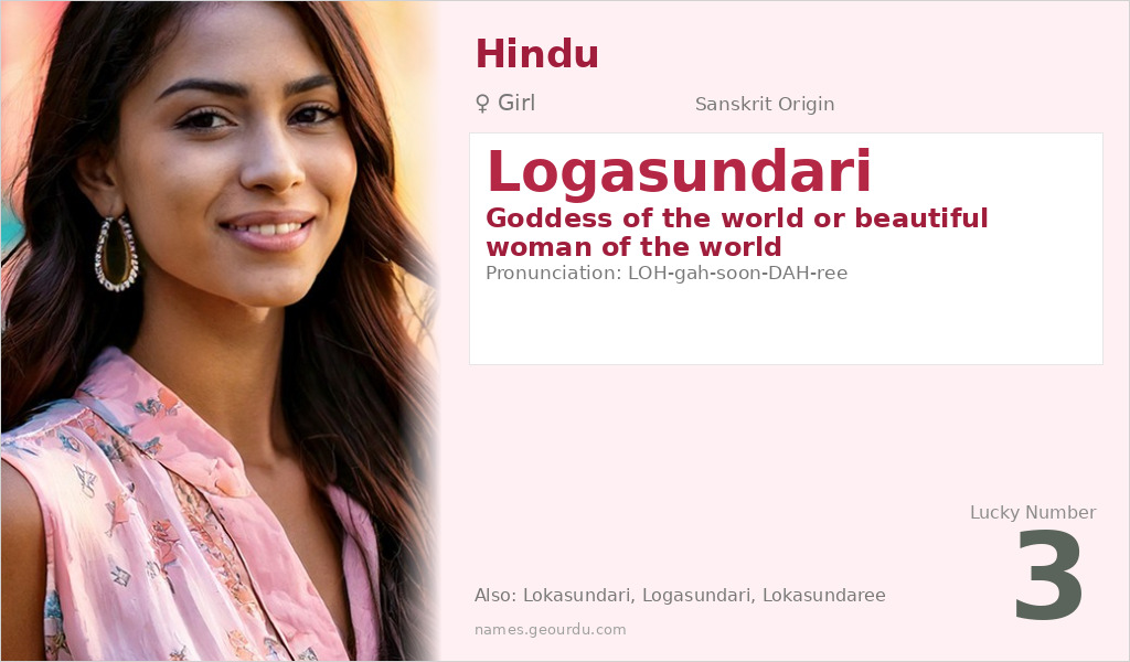 Logasundari Name Meaning and Details